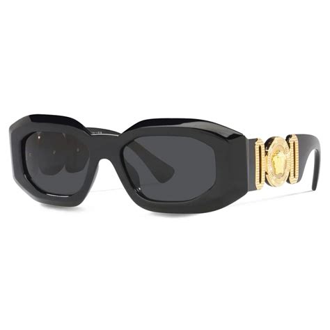 versace style medusa black sunglasses|Versace sunglasses medusa vintage.